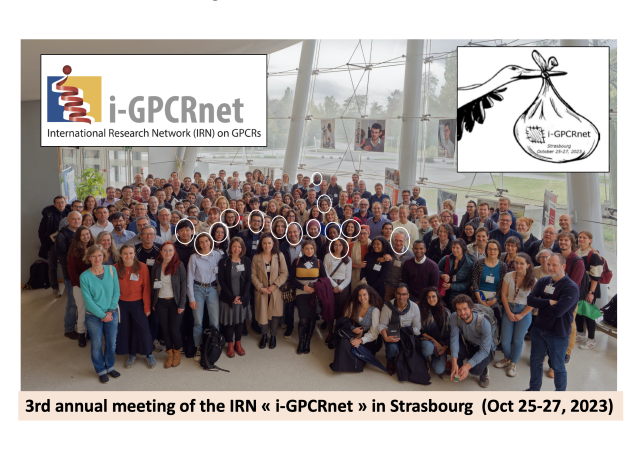 The Jockers team at the annual meeting of the IRN « i-GPCRnet » in Strasbourg, 2023